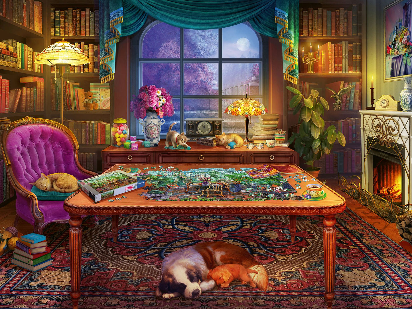Puzzler's Place 750 Piece Large Format Jigsaw Puzzle