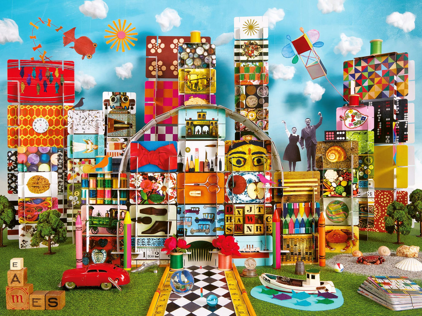 Eames: House of Cards Fantasy 1500 pc puzzle