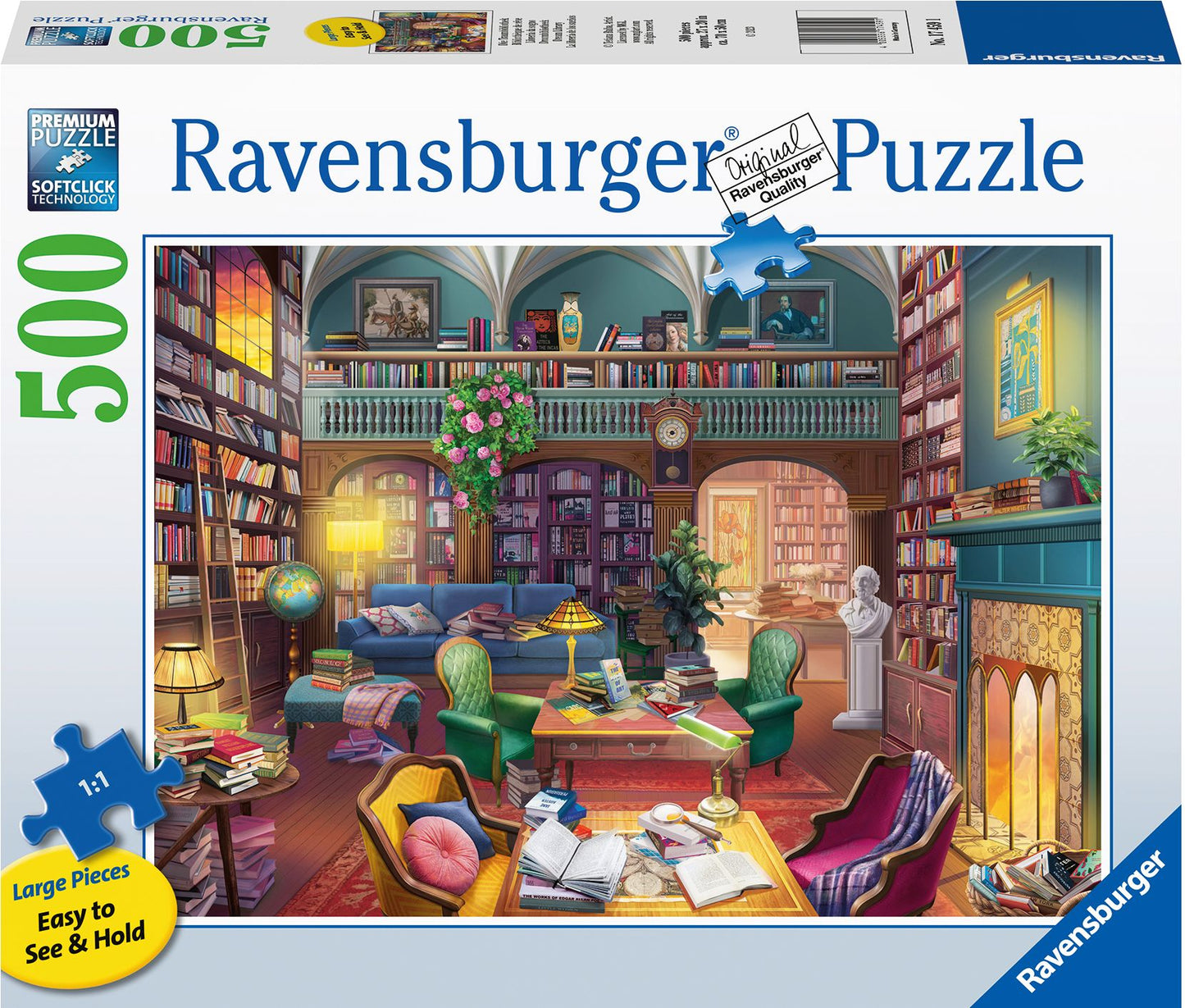 Dream Library 500 pc large format puzzle