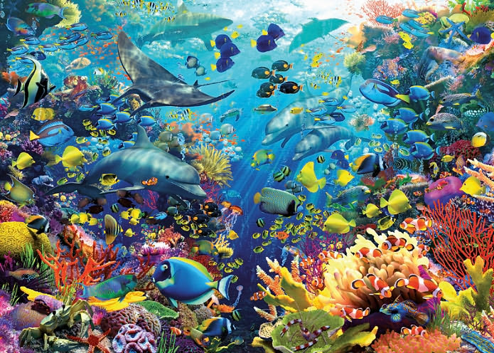 Underwater Paradise 9000 Piece Puzzle