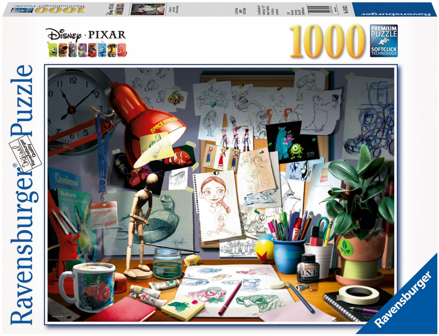 The Artist's Desk 1000 pc puzzle