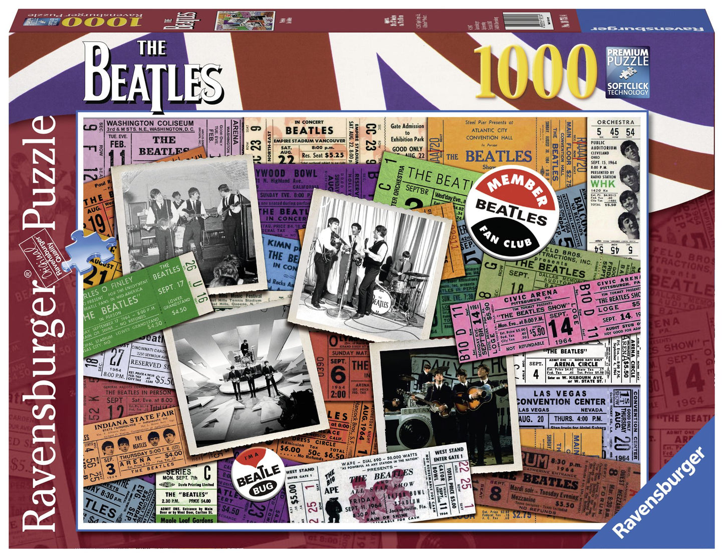 The Beatles - Tickets 1000 pc puzzle