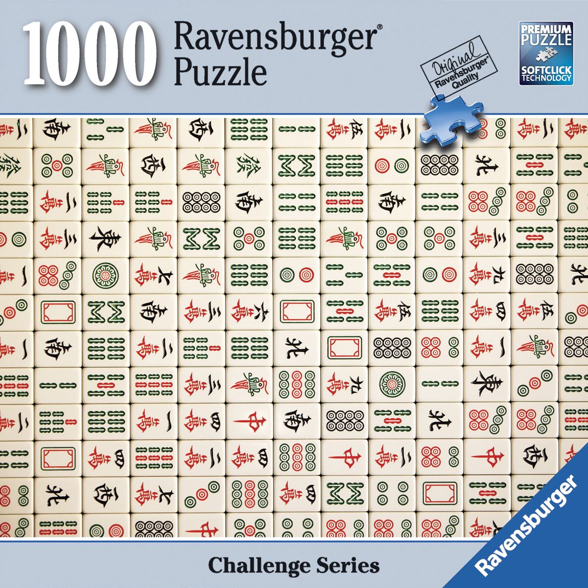 Mahjong 1000 pc Challeng puzzle