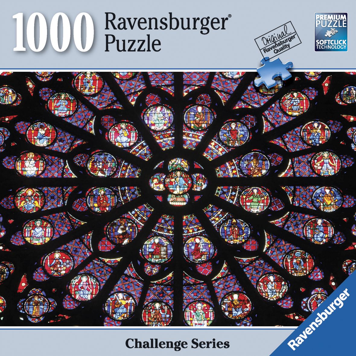 Rose of Notre Dame 1000 pc Challenge puzzle