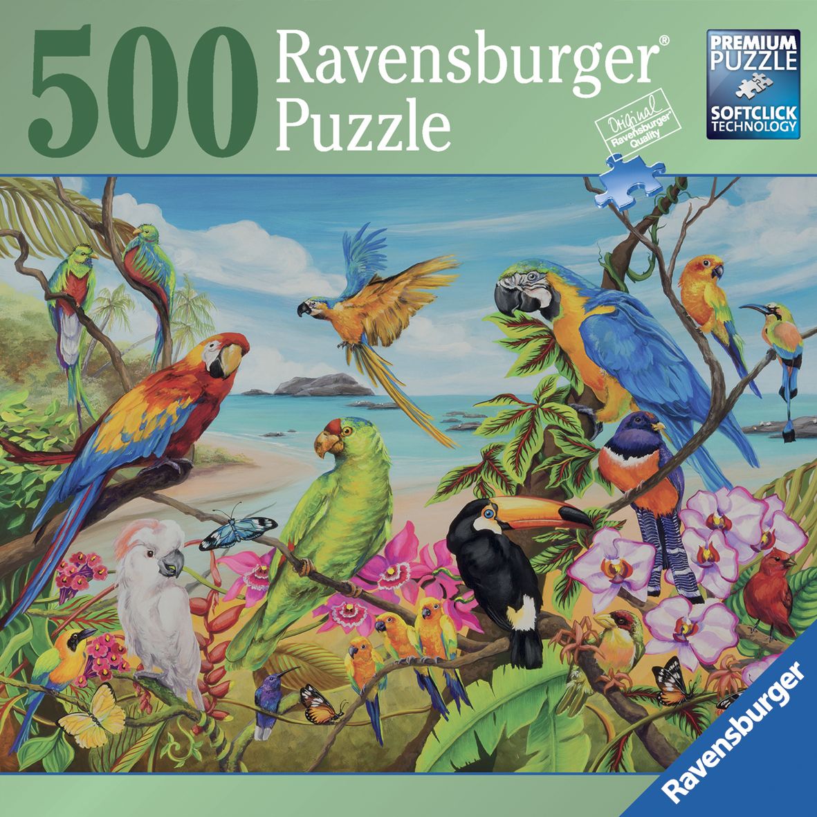 Tropical Birds 500 pc puzzle