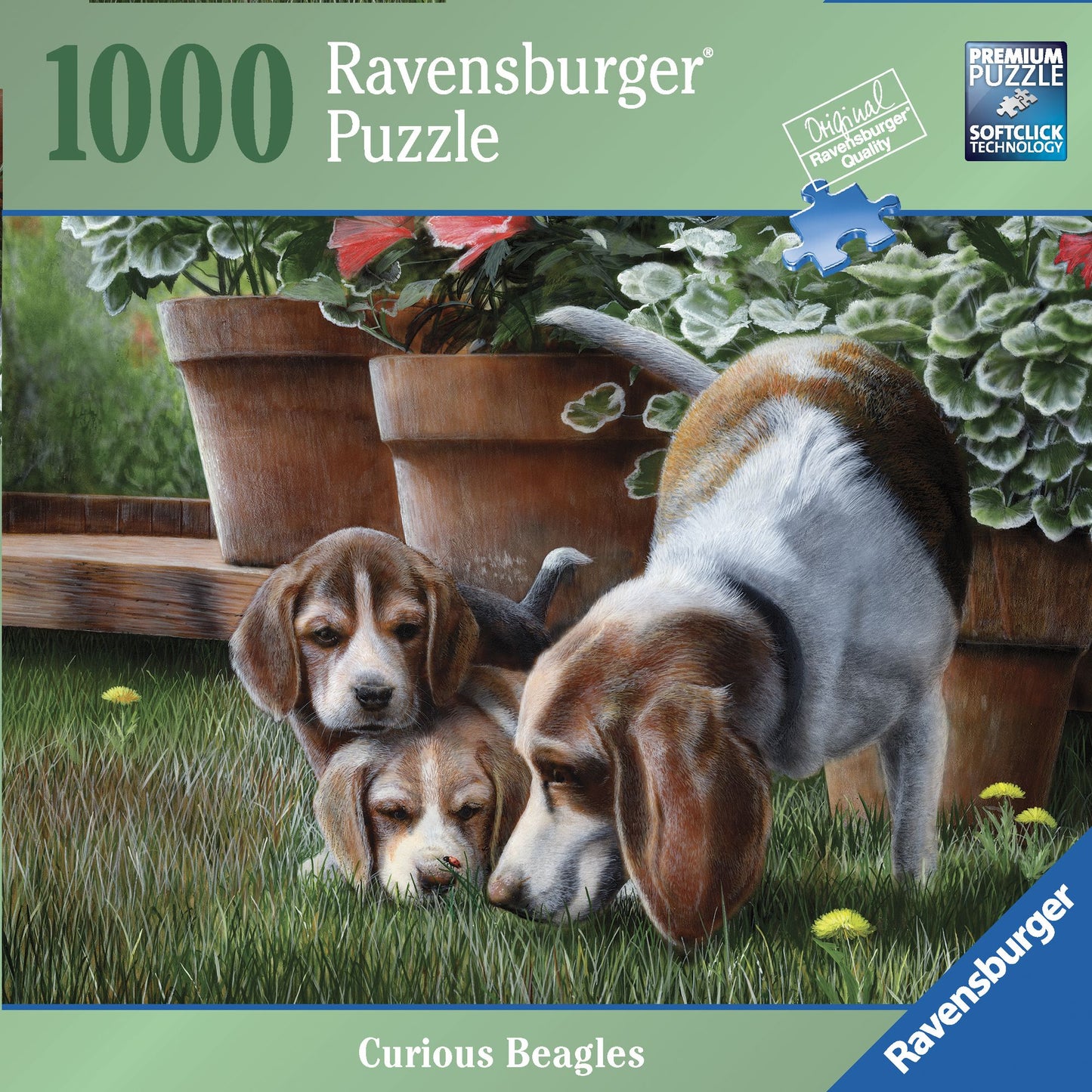 Curious Beagles 1000 pc puzzle