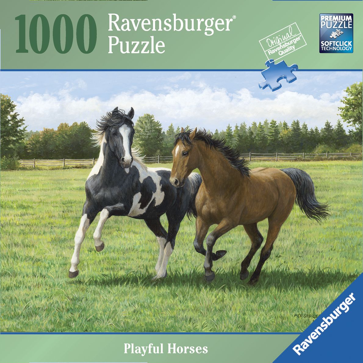 Playful Horses 1000 pc puzzle
