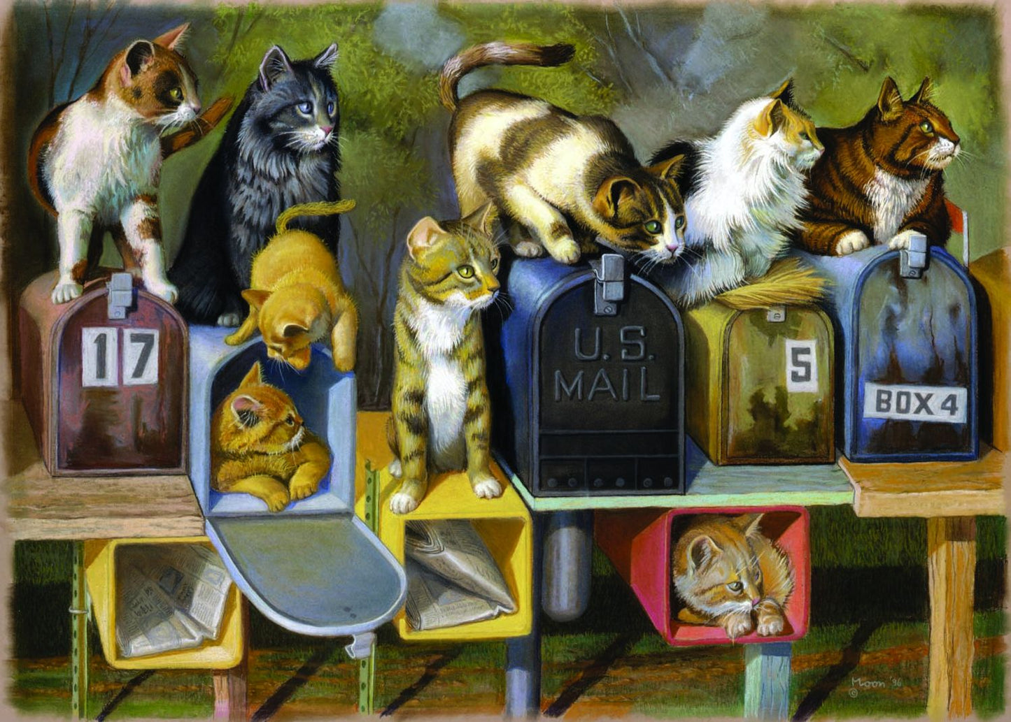 Cats Got Mail 500 piece puzzle