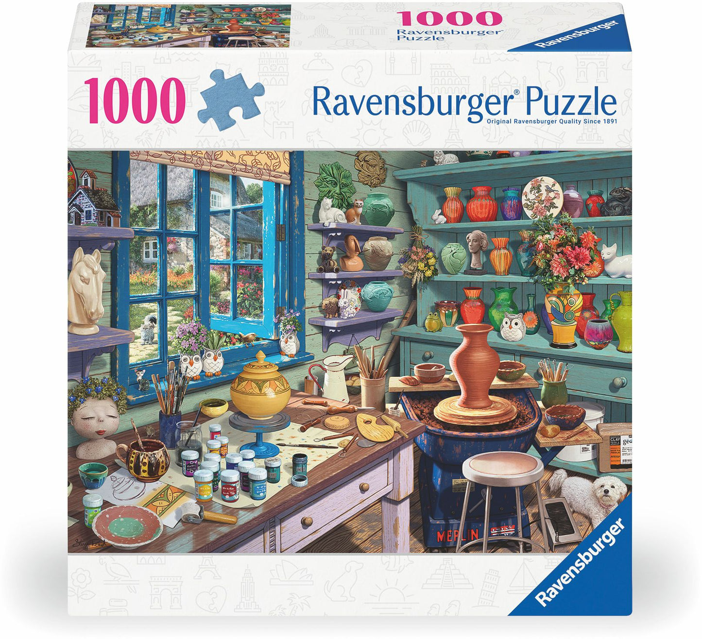 Pottery Studio Shed 1000 Piece Puzzle