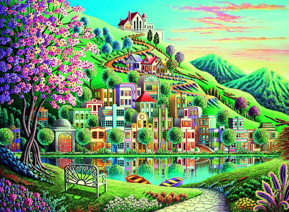 Blossom Park 500 pc puzzle