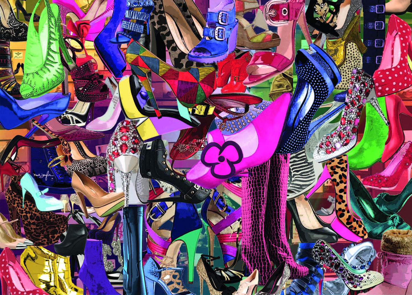 Shoe Collage 1000 pc. puzzle