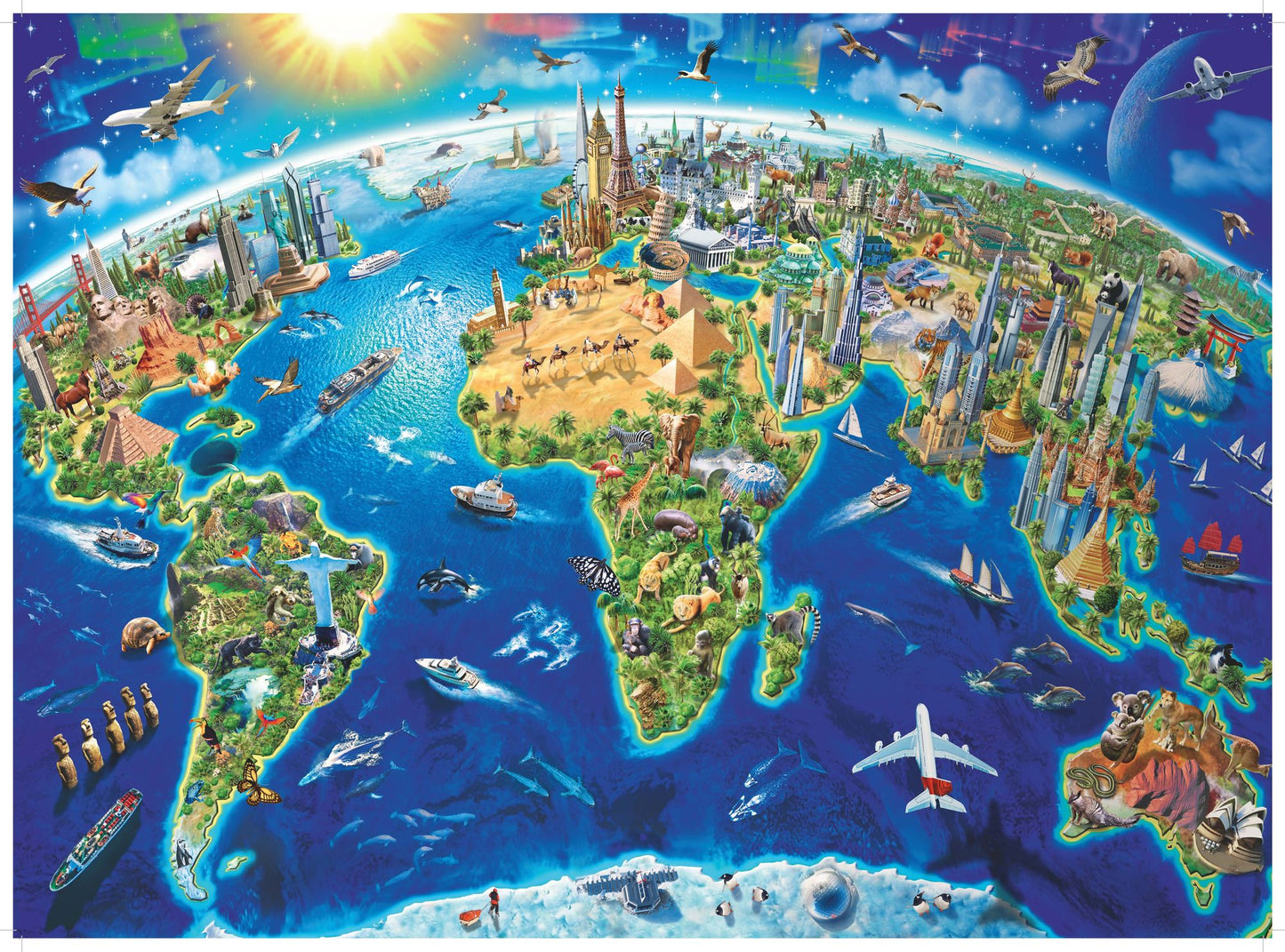 World Landmarks 1000 pc puzzle