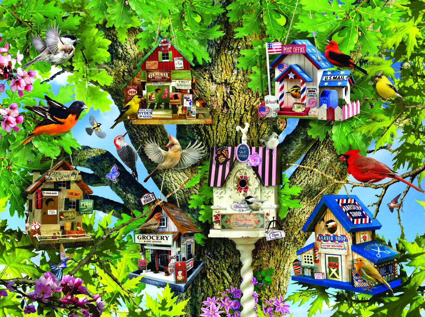 Bird Village 1000 pc puzzle