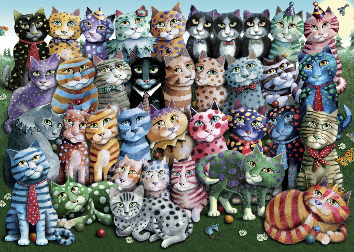 Cats Family Reunion 500 piece puzzle
