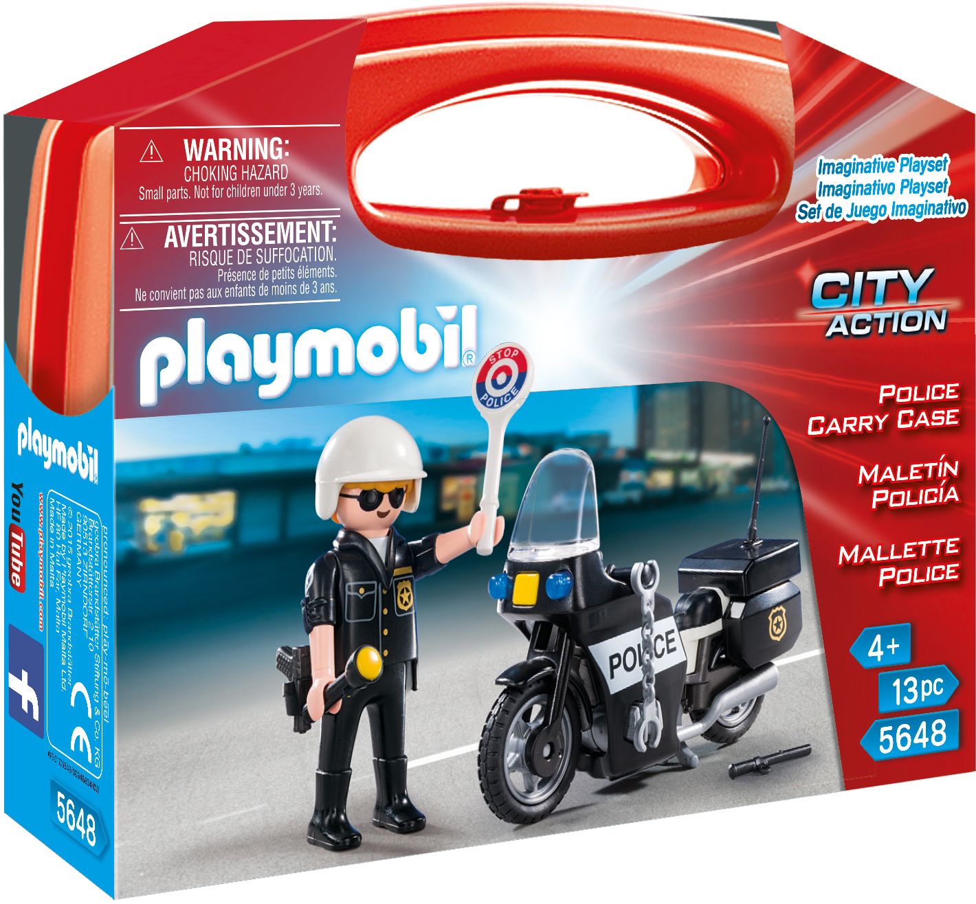 PLAYMOBIL Police Carry Case - Small