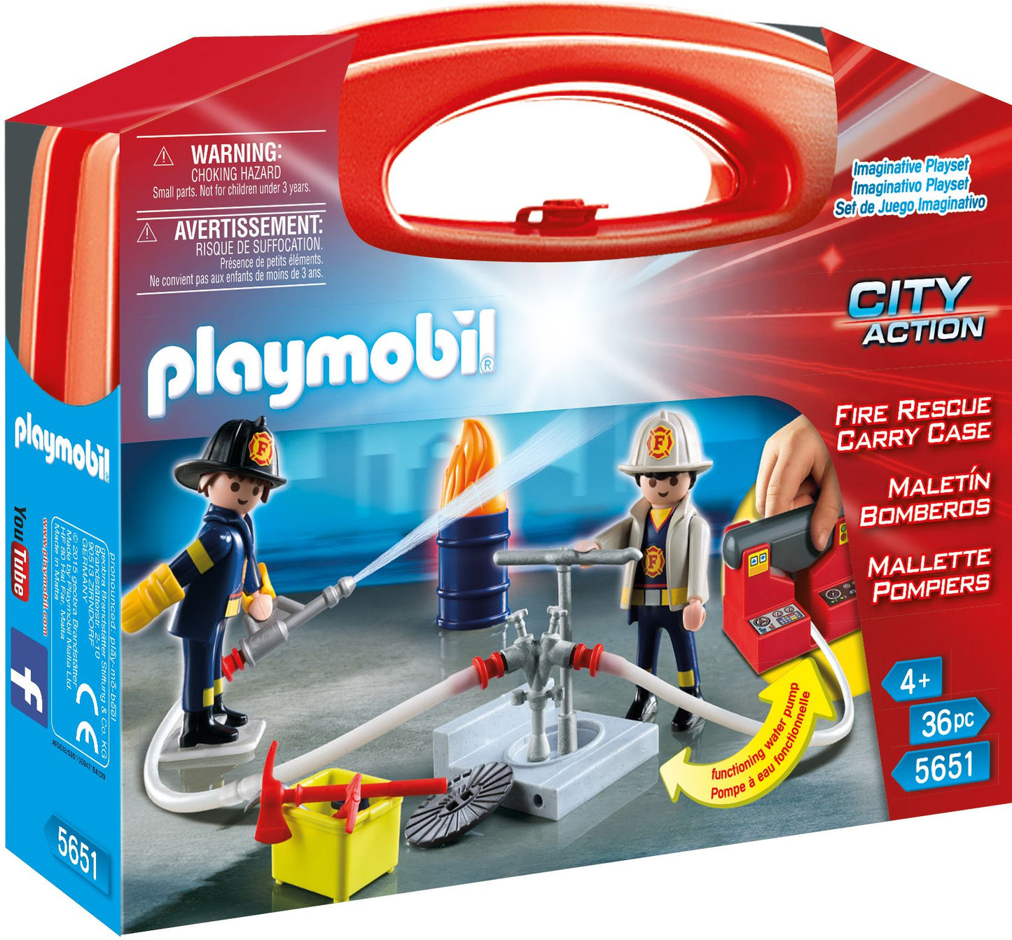 PLAYMOBIL Fire Rescue Carry Case - Large
