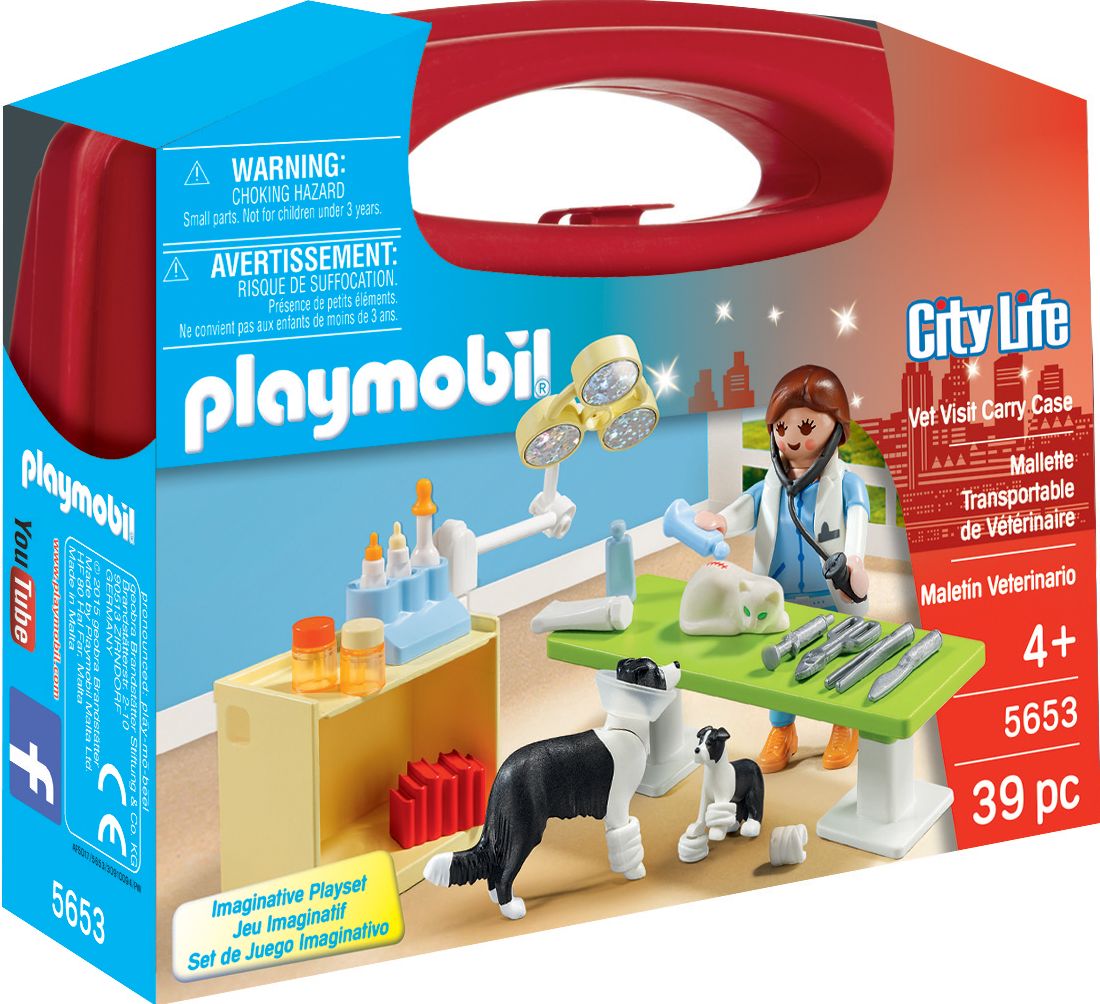 PLAYMOBIL Vet Visit Carry Case