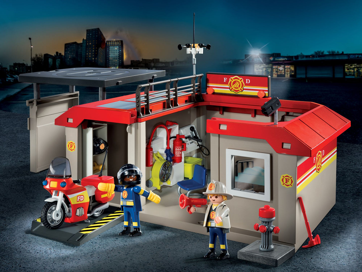 PLAYMOBIL Take Along Fire Station