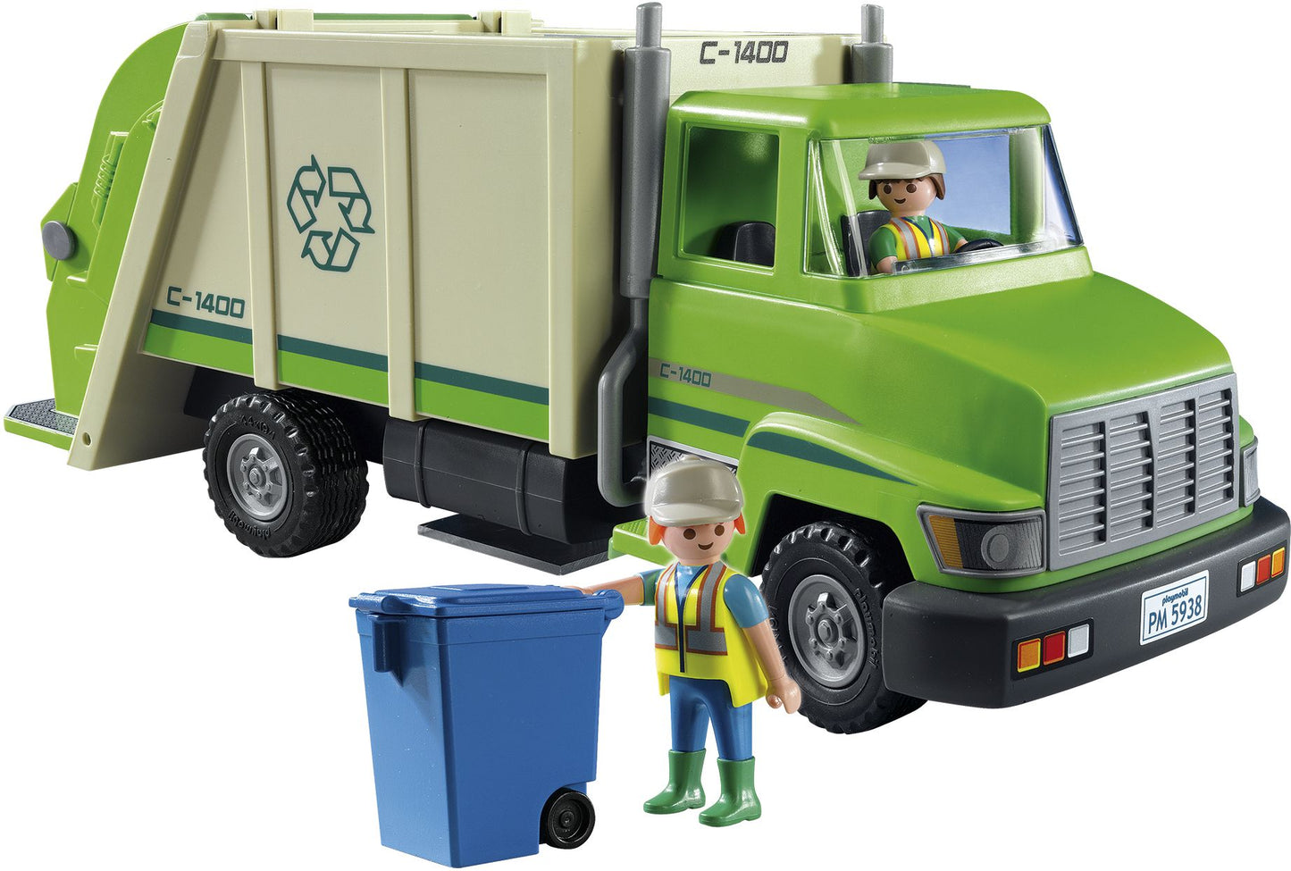 PLAYMOBIL Green Recycling Truck