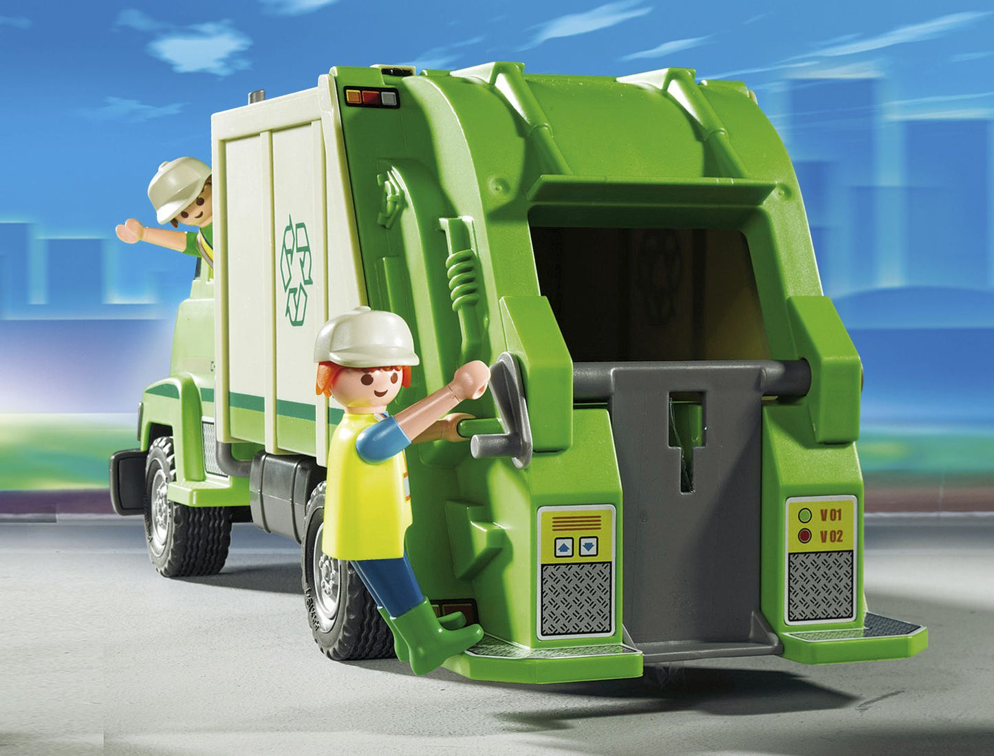 PLAYMOBIL Green Recycling Truck