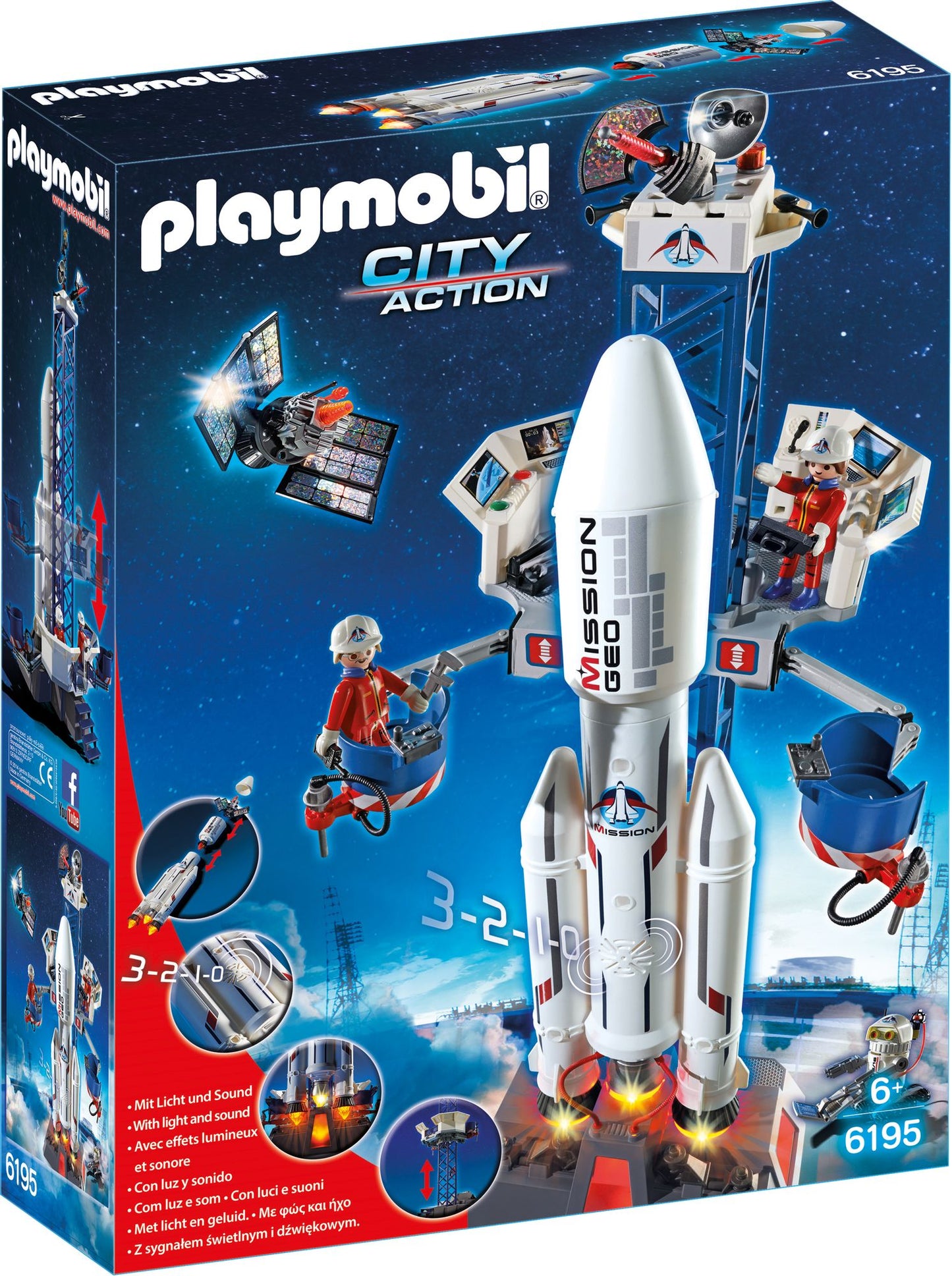 PLAYMOBIL Space Rocket with Launch Site