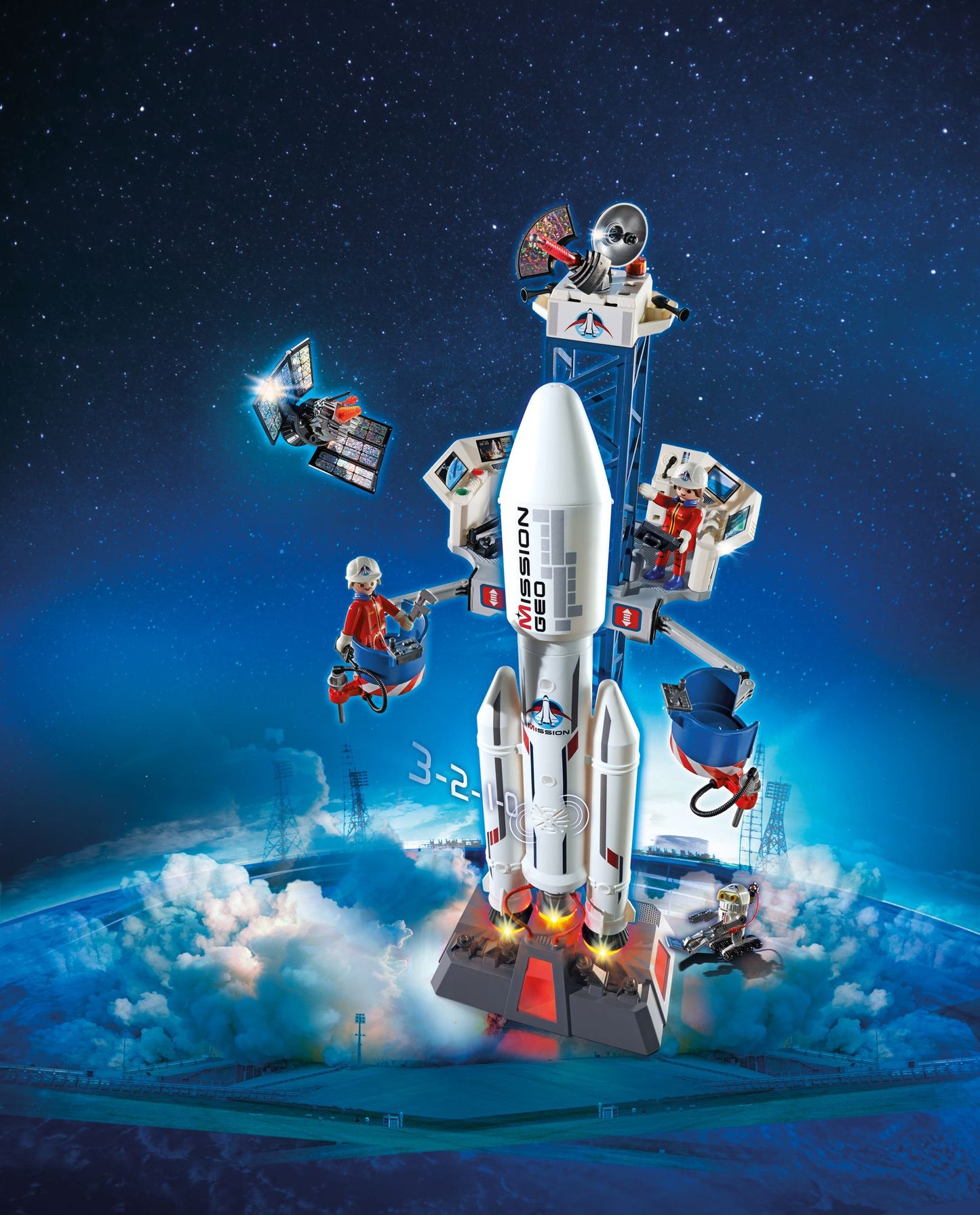 PLAYMOBIL Space Rocket with Launch Site