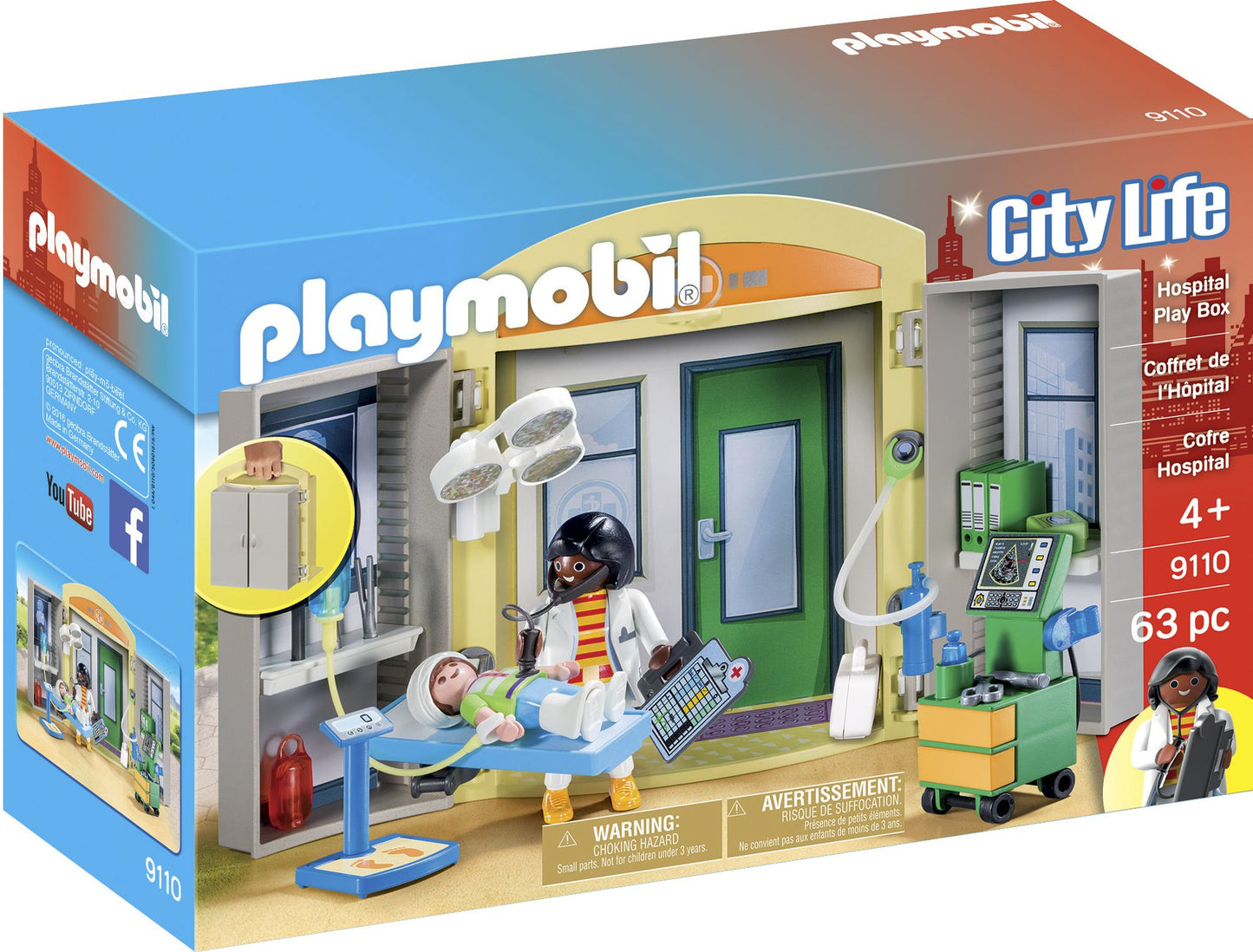 PLAYMOBIL Hospital Play Box