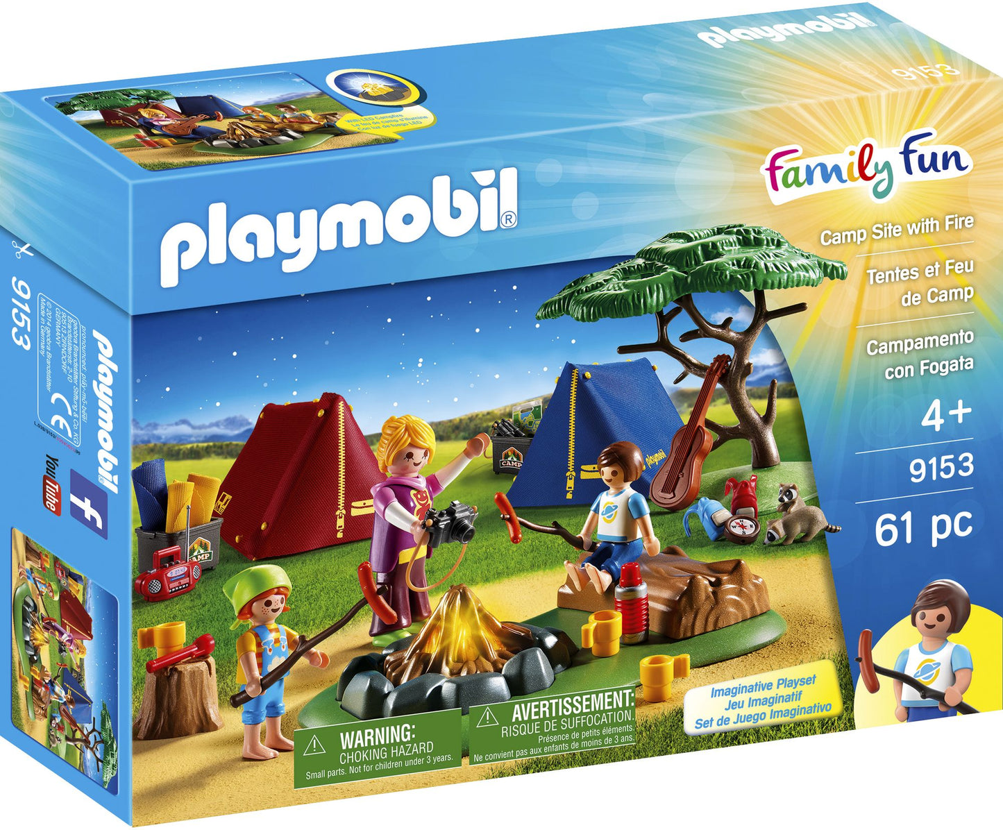 PLAYMOBIL Camp Site with Fire