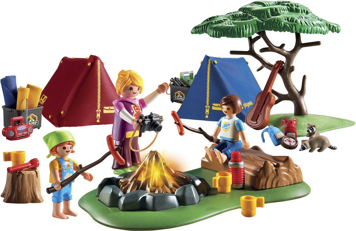 PLAYMOBIL Camp Site with Fire