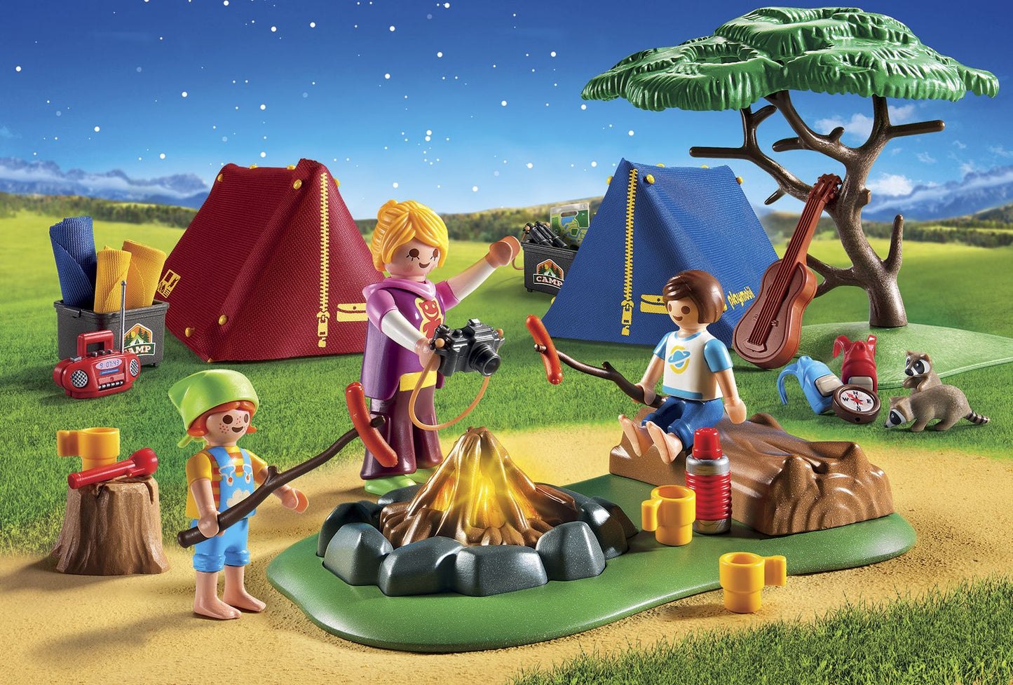 PLAYMOBIL Camp Site with Fire