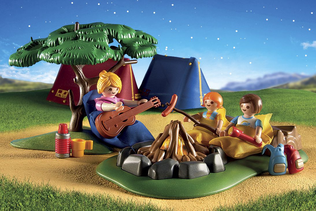 PLAYMOBIL Camp Site with Fire