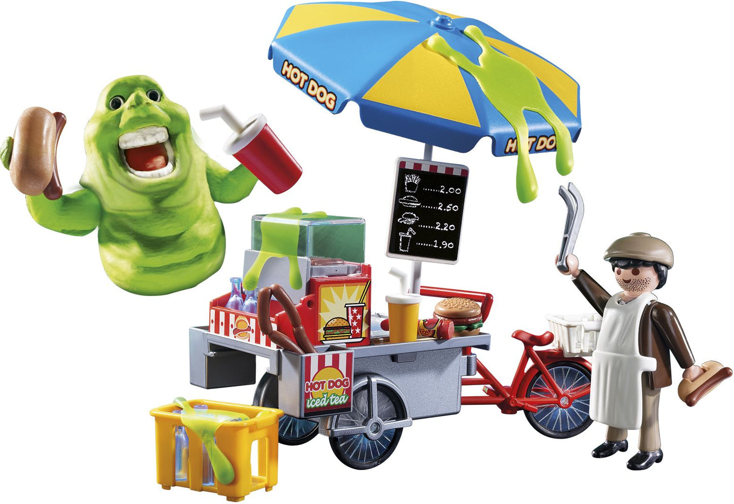 PLAYMOBIL Slimer with Hot Dog Stand
