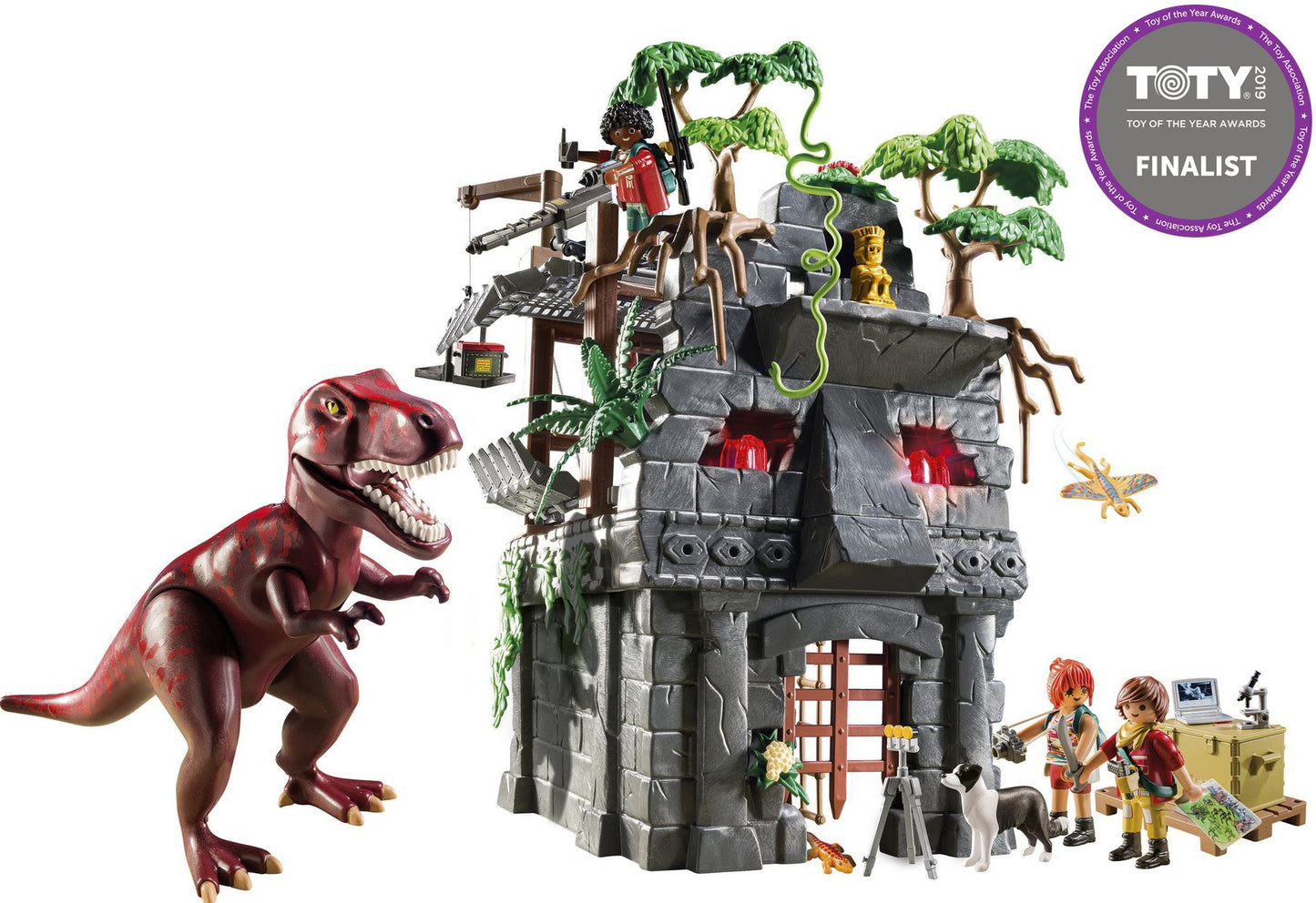 Hidden Temple with T-Rex