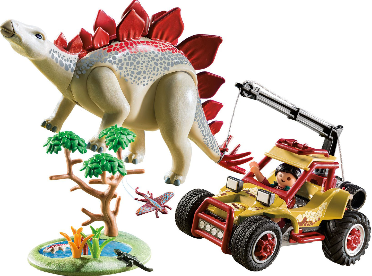 Explorer Vehicle With Stegosaurus