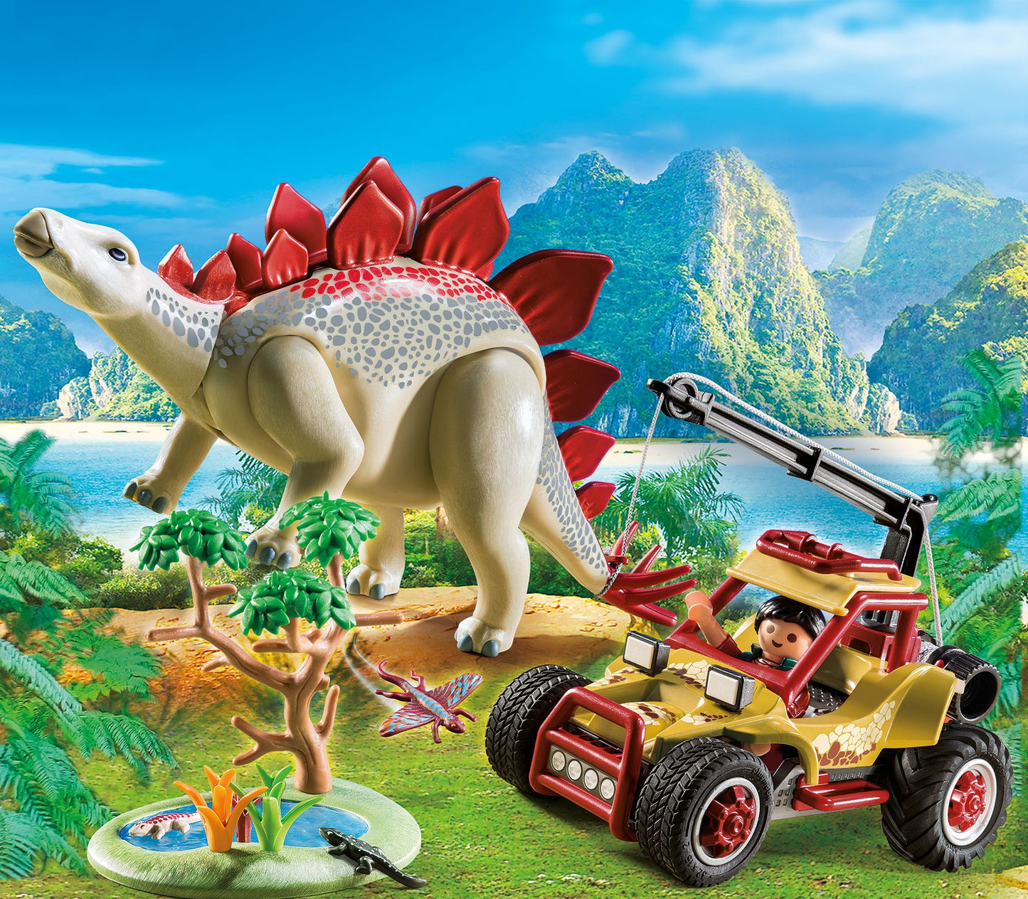 Explorer Vehicle With Stegosaurus