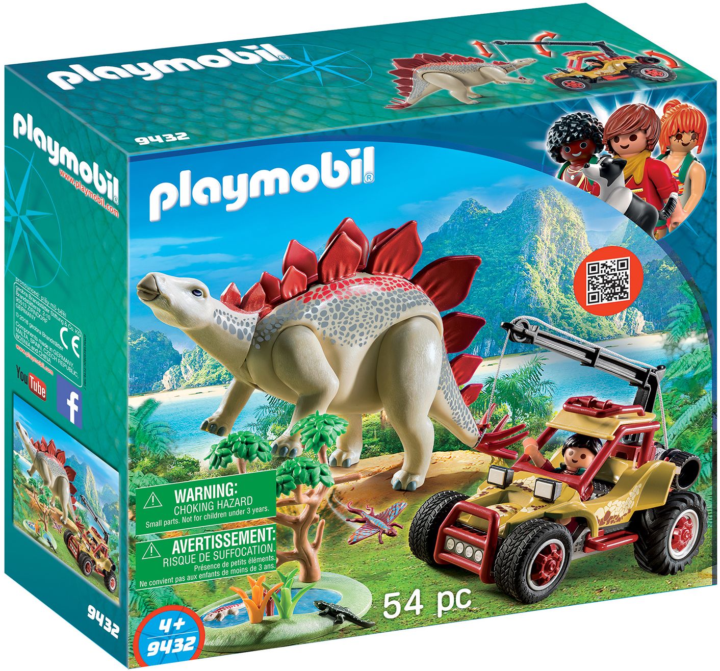 Explorer Vehicle With Stegosaurus