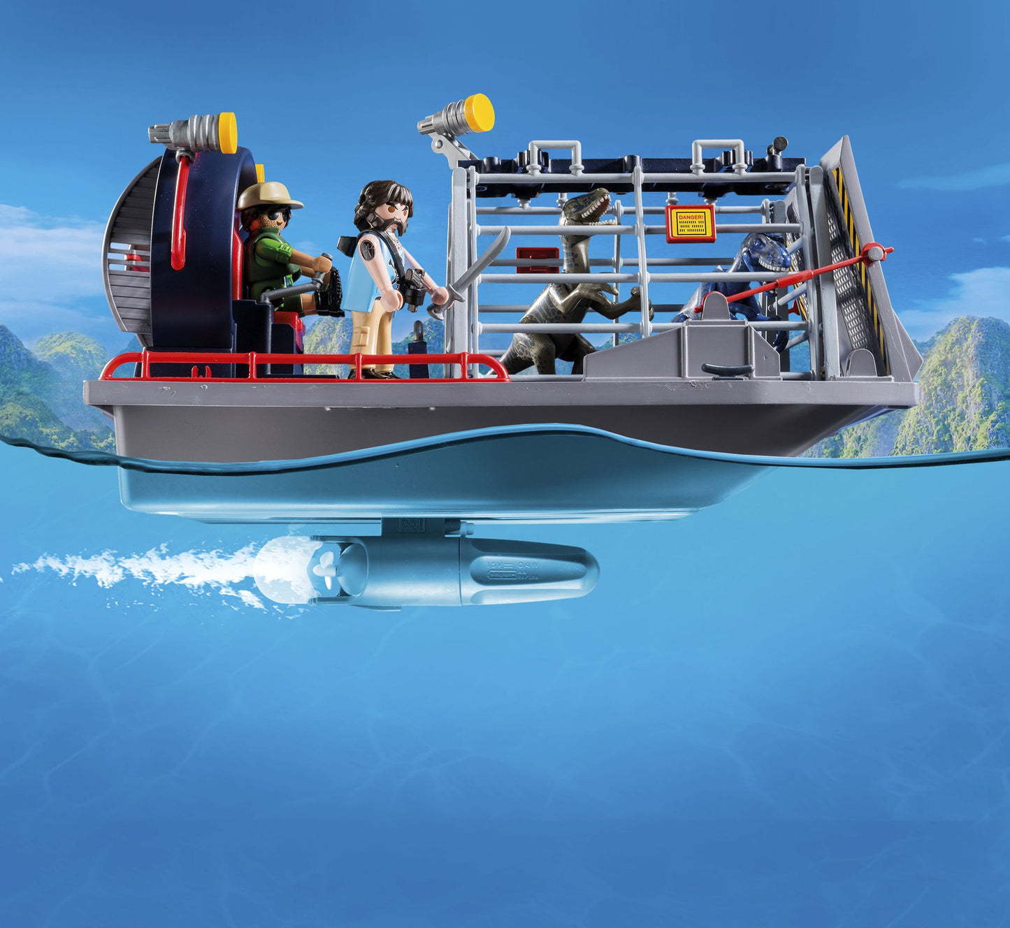 Enemy Airboat with Raptor