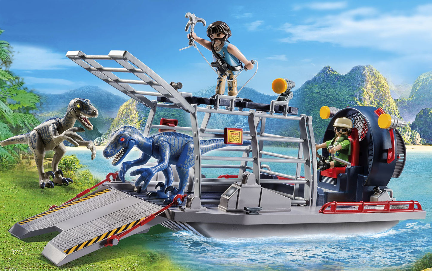 Enemy Airboat with Raptor