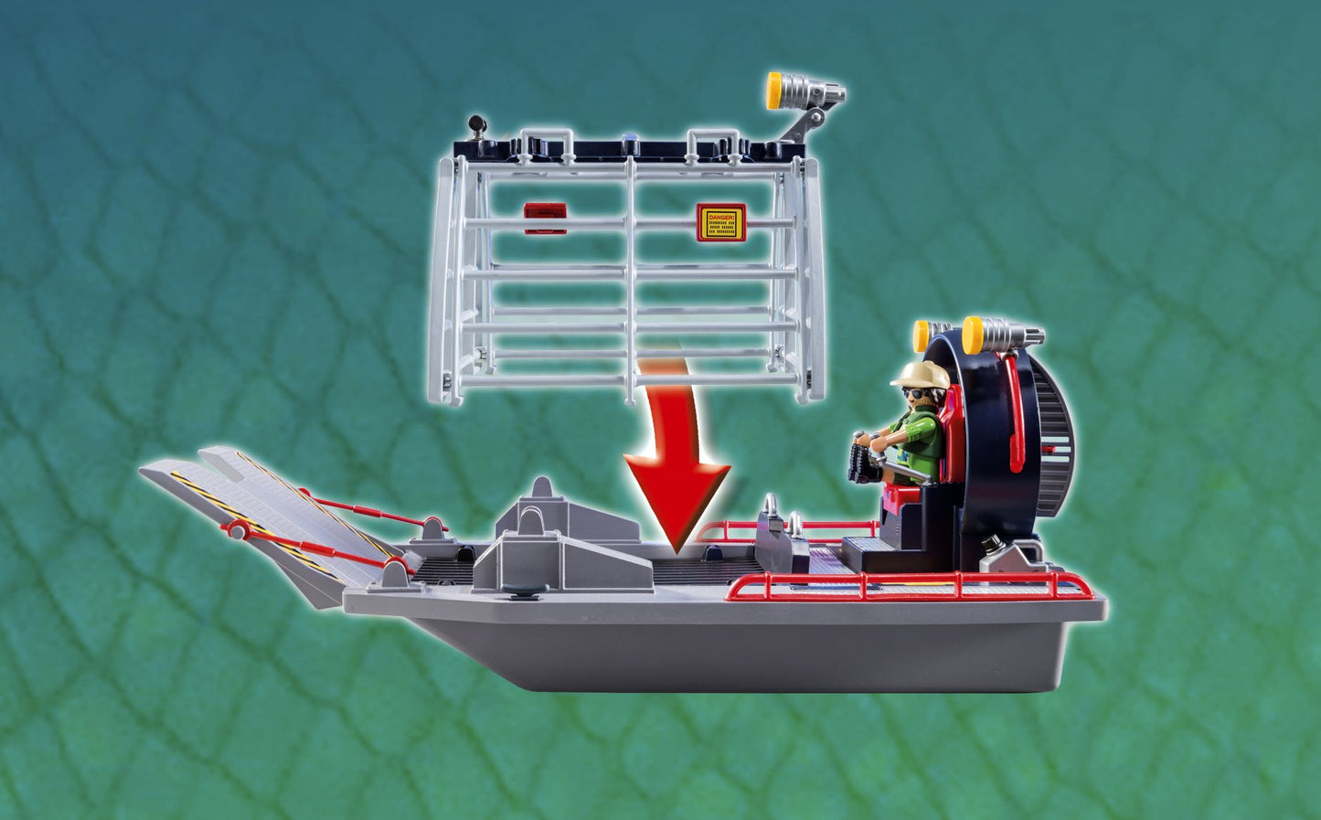 Enemy Airboat with Raptor