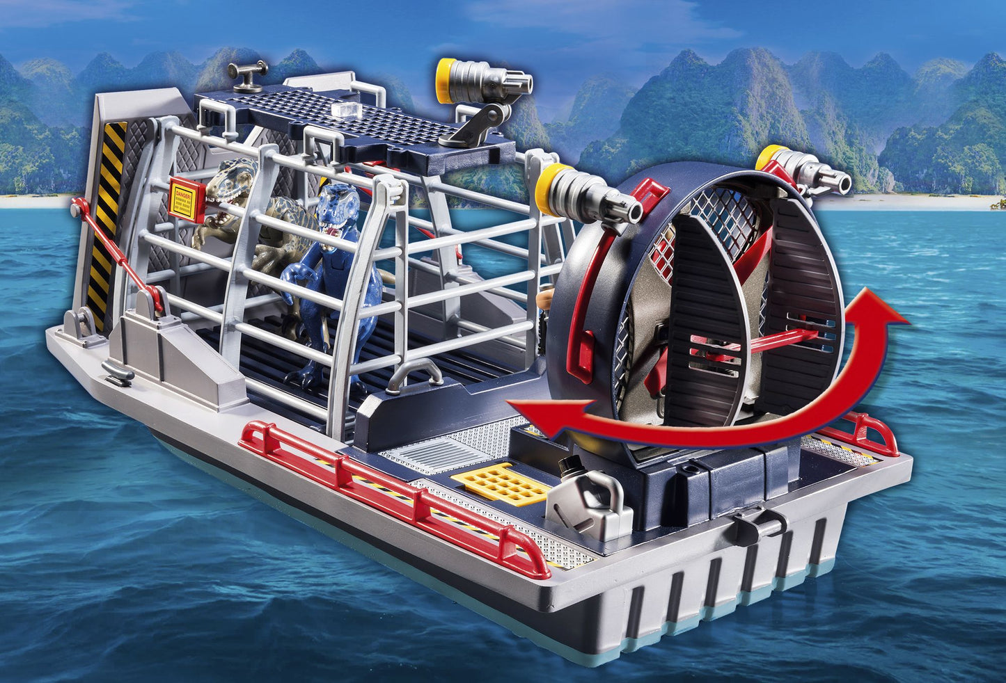 Enemy Airboat with Raptor