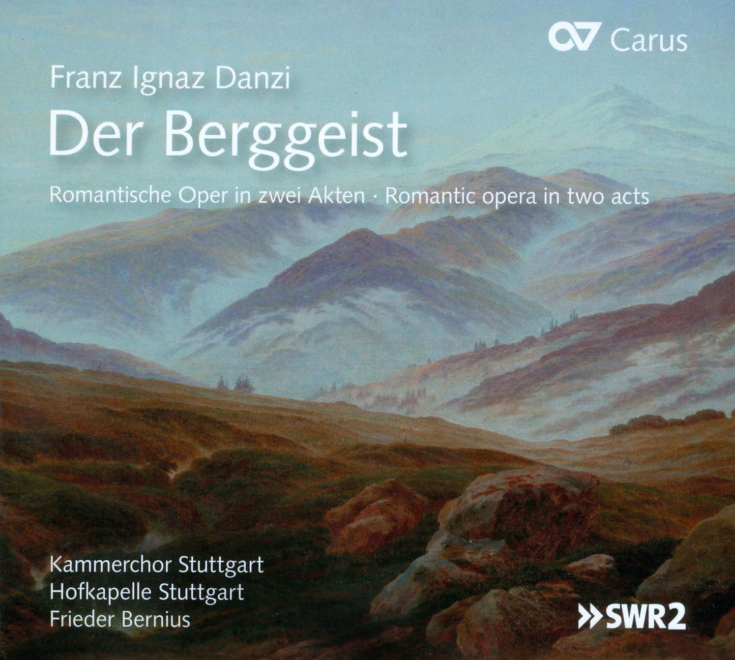 Der Berggeist. Romantic Opera In Two Acts (Danzi / Balzer / Kammerchor Stuttgart / Bernius)