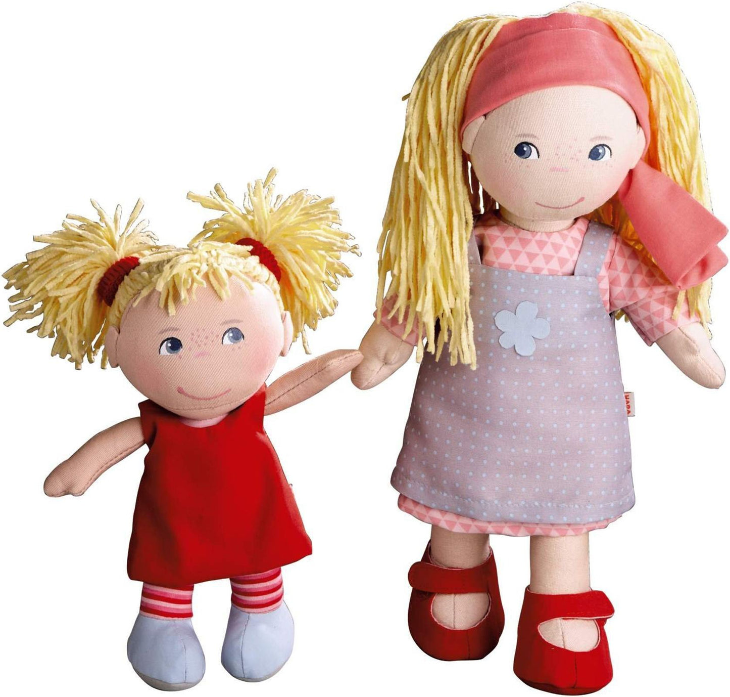 HABA Doll Sisters Lennja (12") & Elin (8")