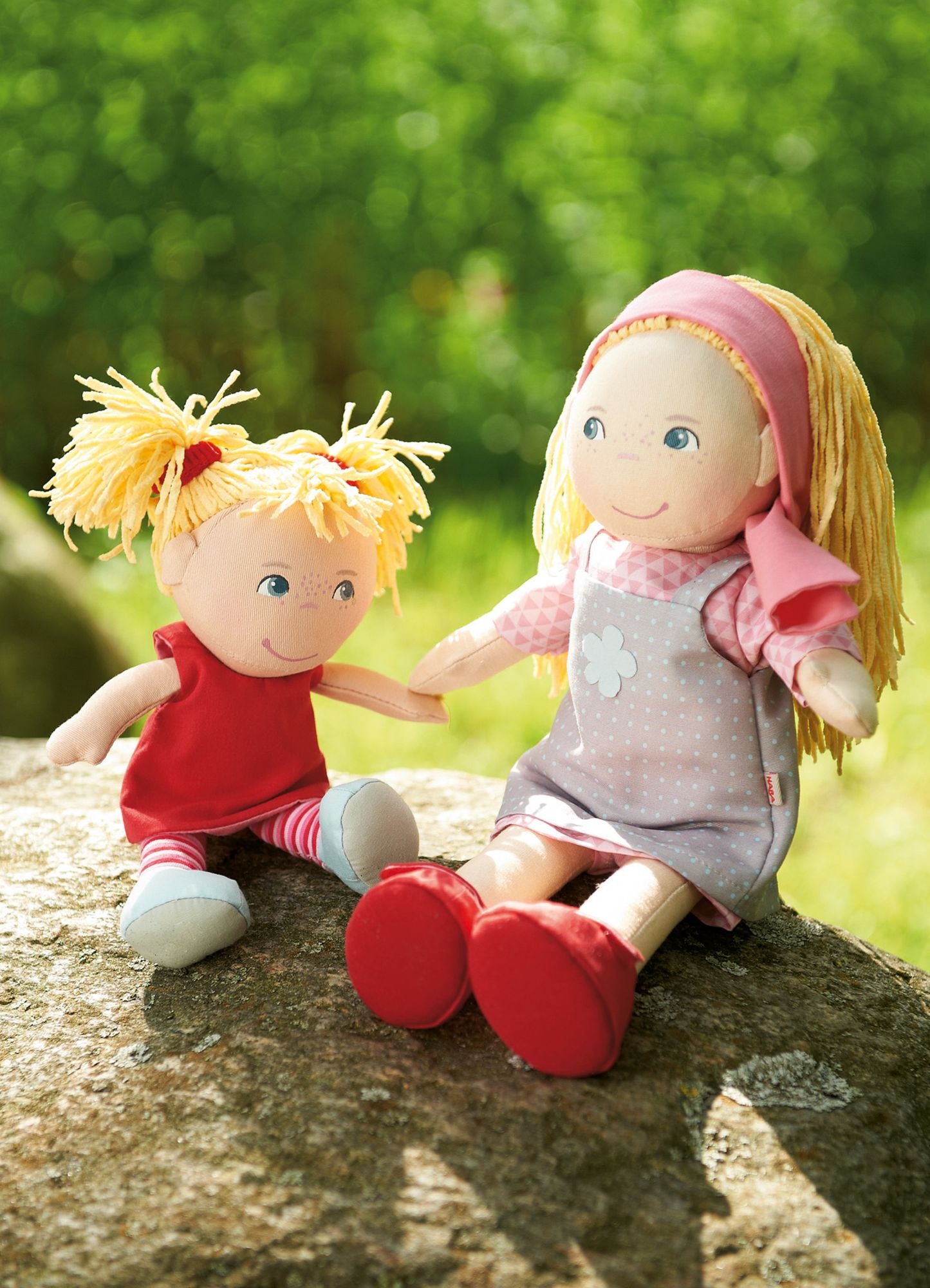 HABA Doll Sisters Lennja (12") & Elin (8")