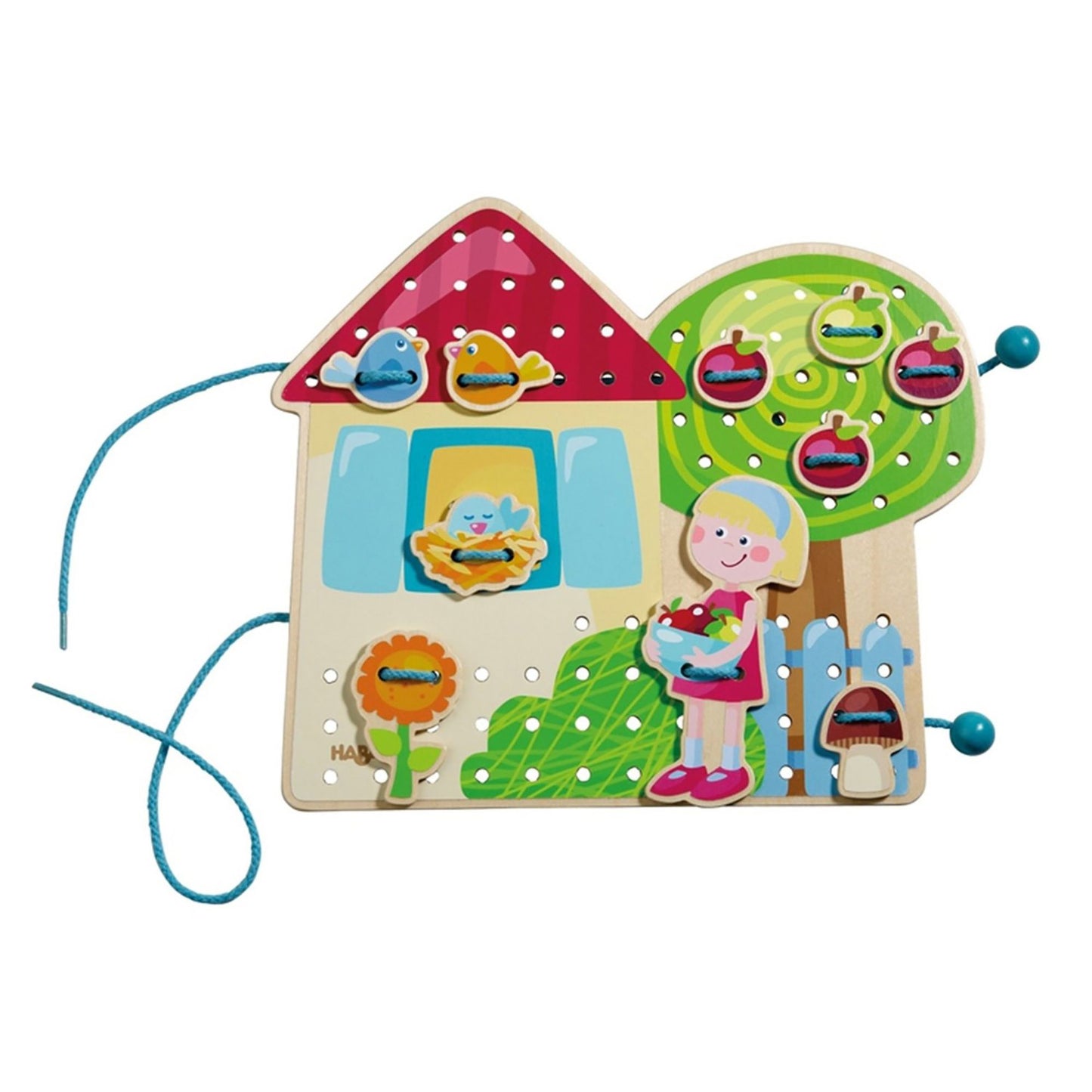 HABA Greta's Garden Lodge Threading game