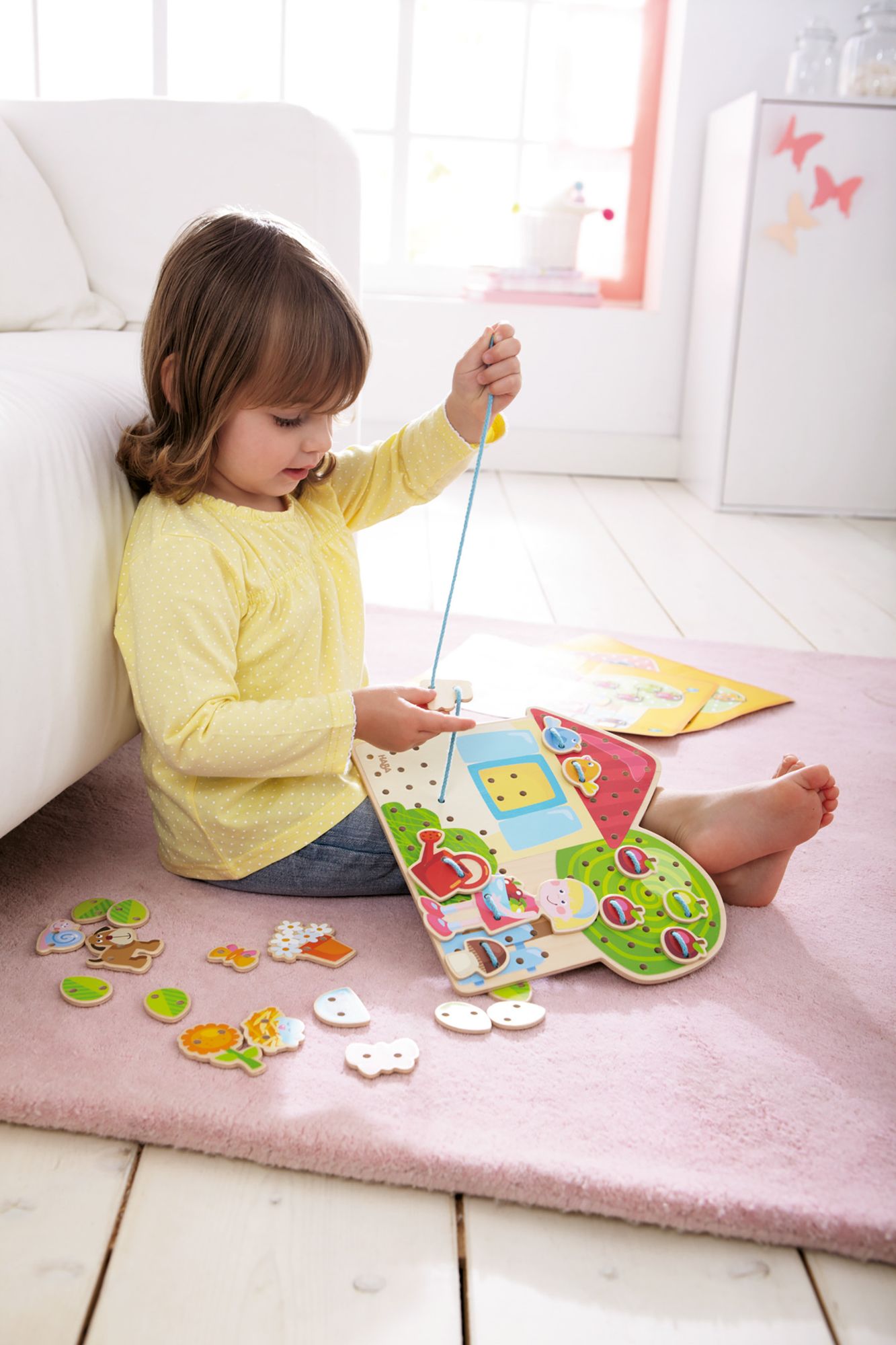 HABA Greta's Garden Lodge Threading game