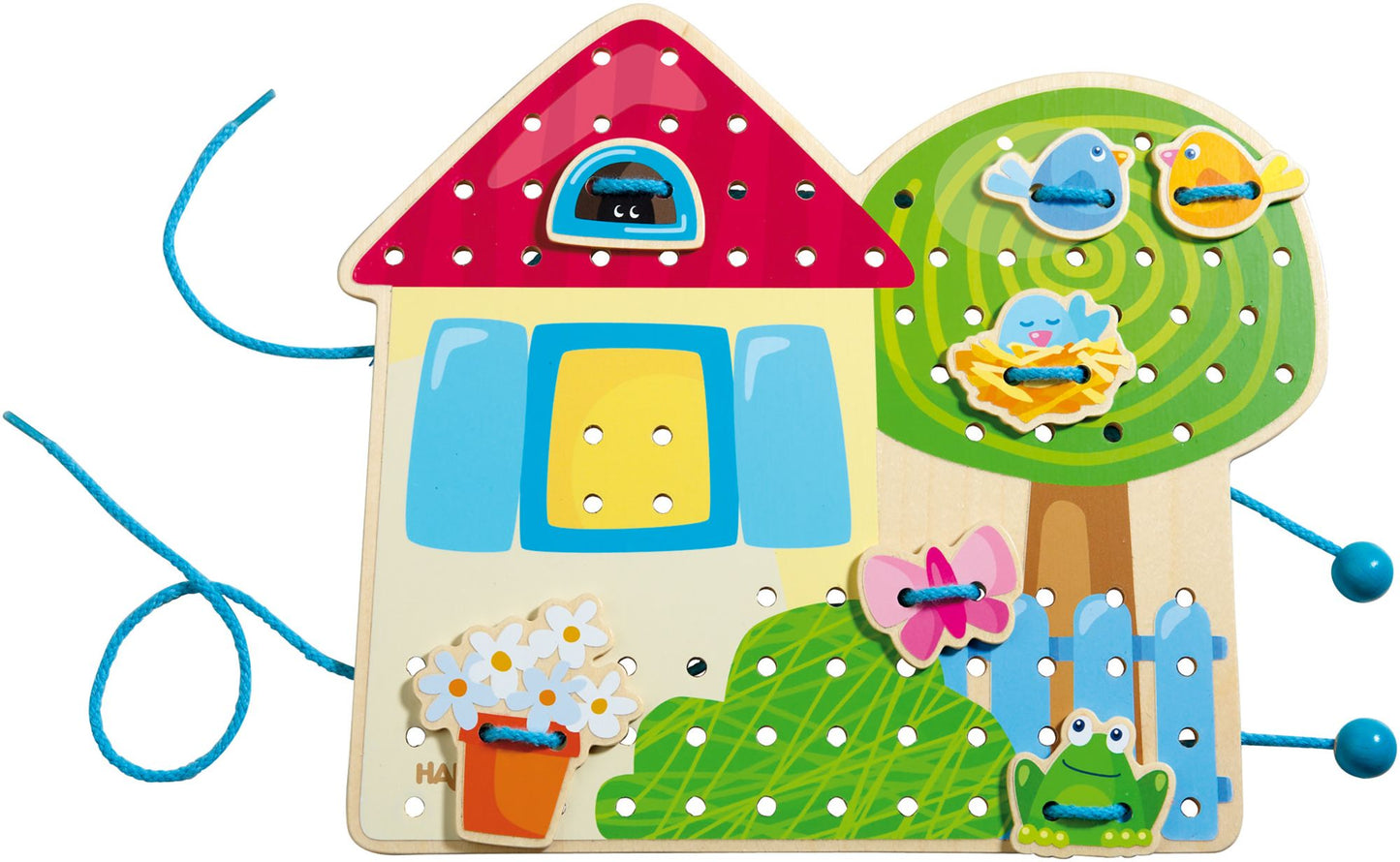 HABA Greta's Garden Lodge Threading game