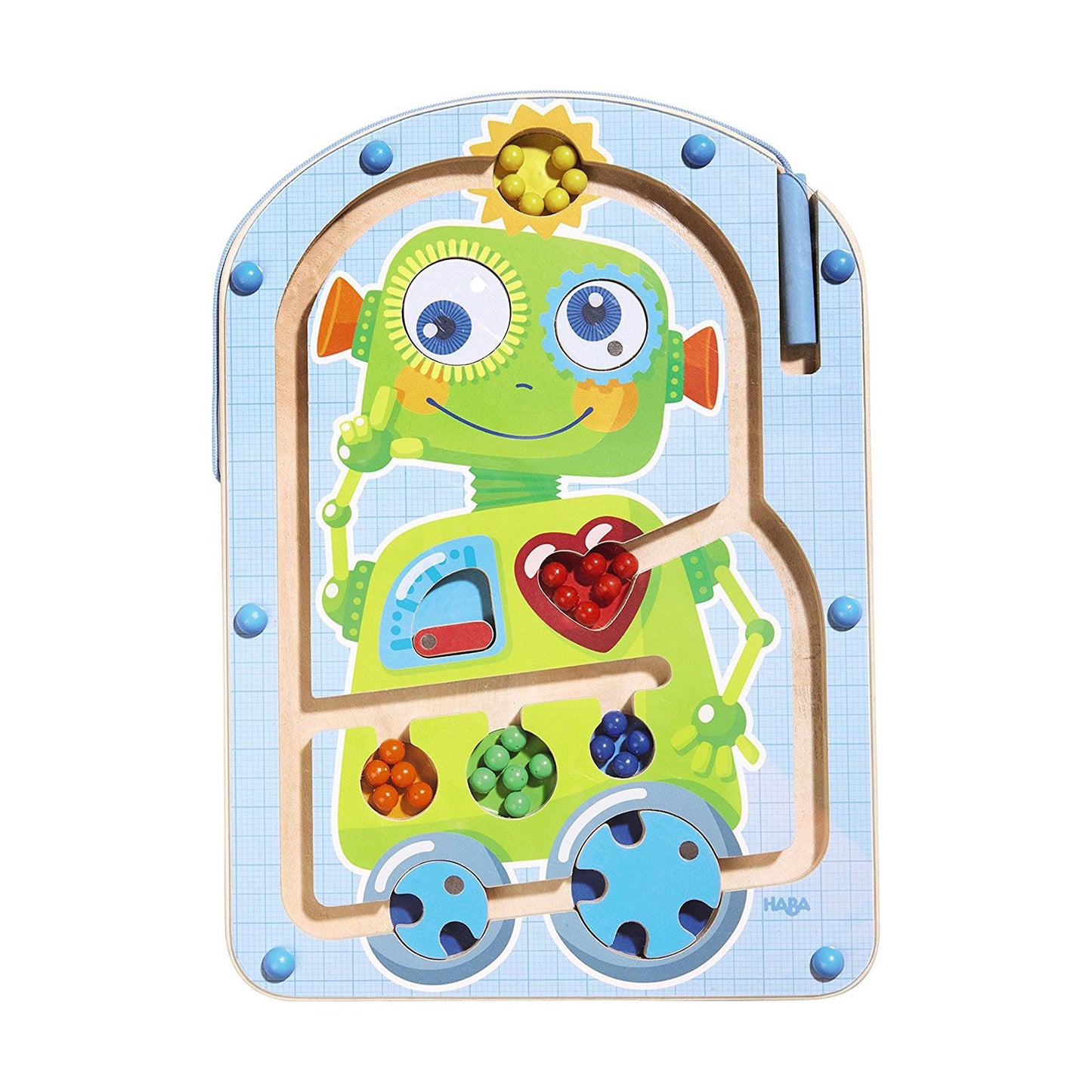 HABA Robot Ron Wooden Magnetic Maze Game