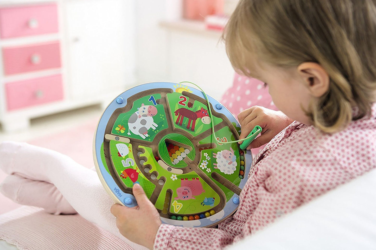 HABA Number Maze Magnetic Game STEM Toy