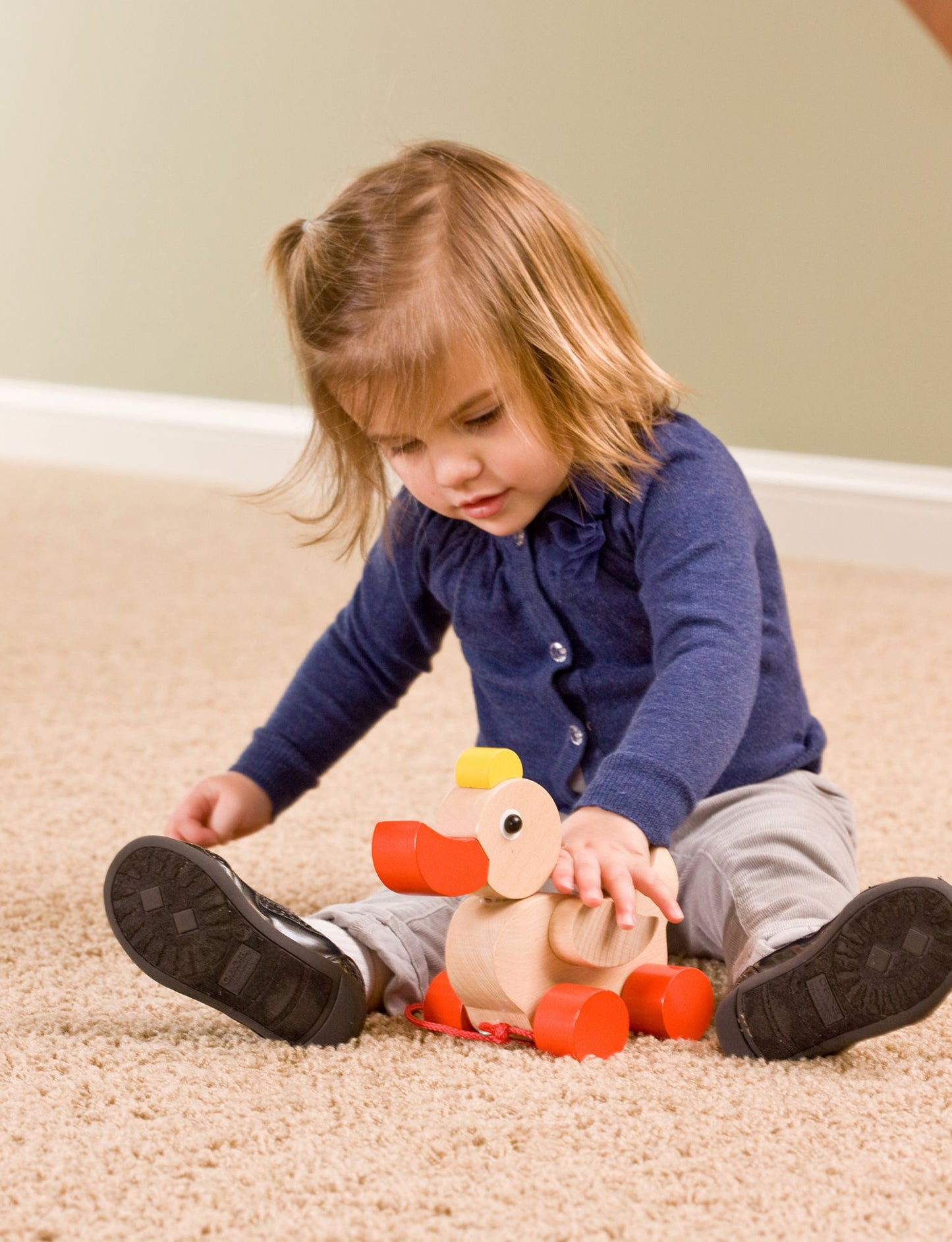 HABA Quack & Pull Classic Duck Wooden Pull Toy