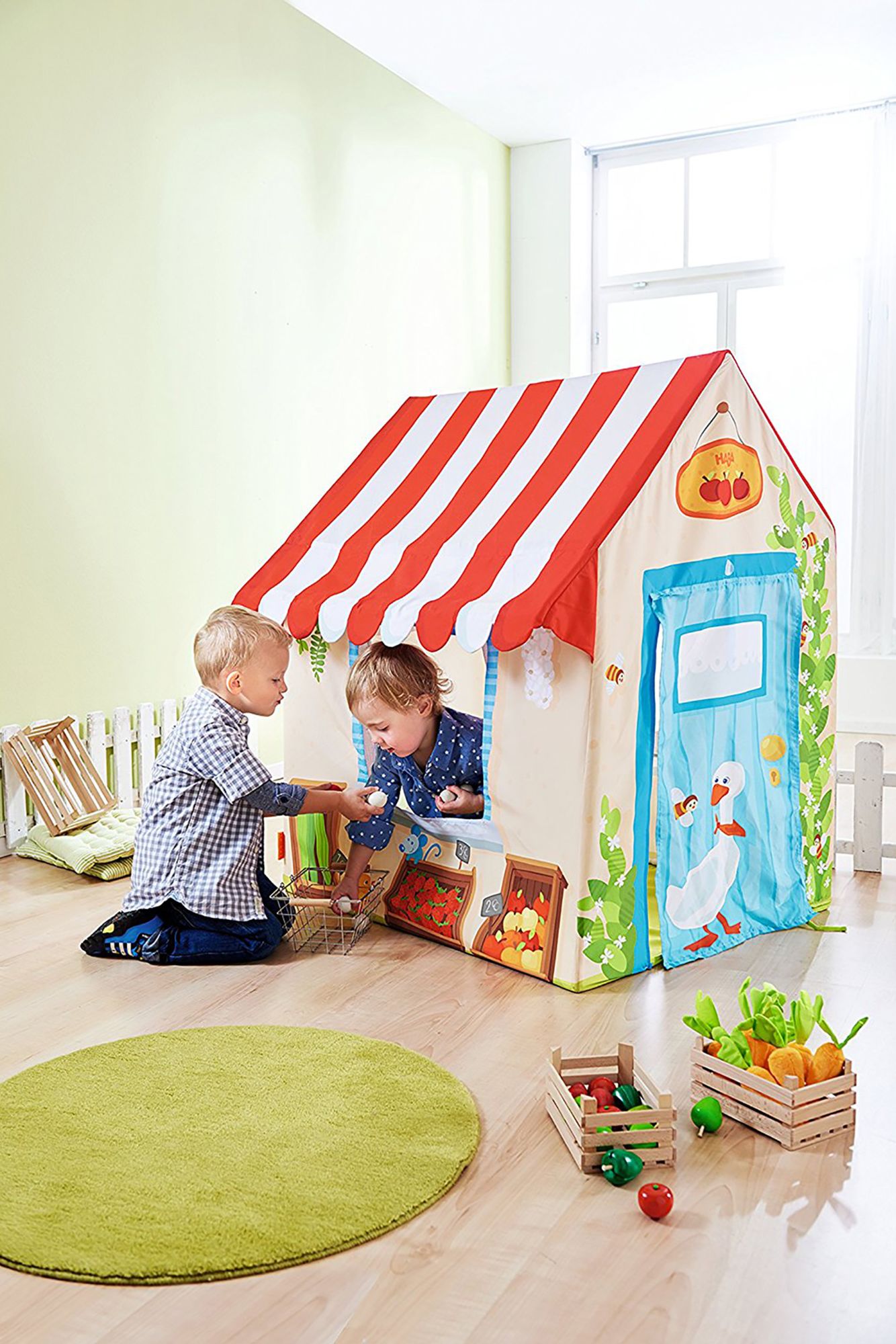 HABA Grocery Shop Play Tent